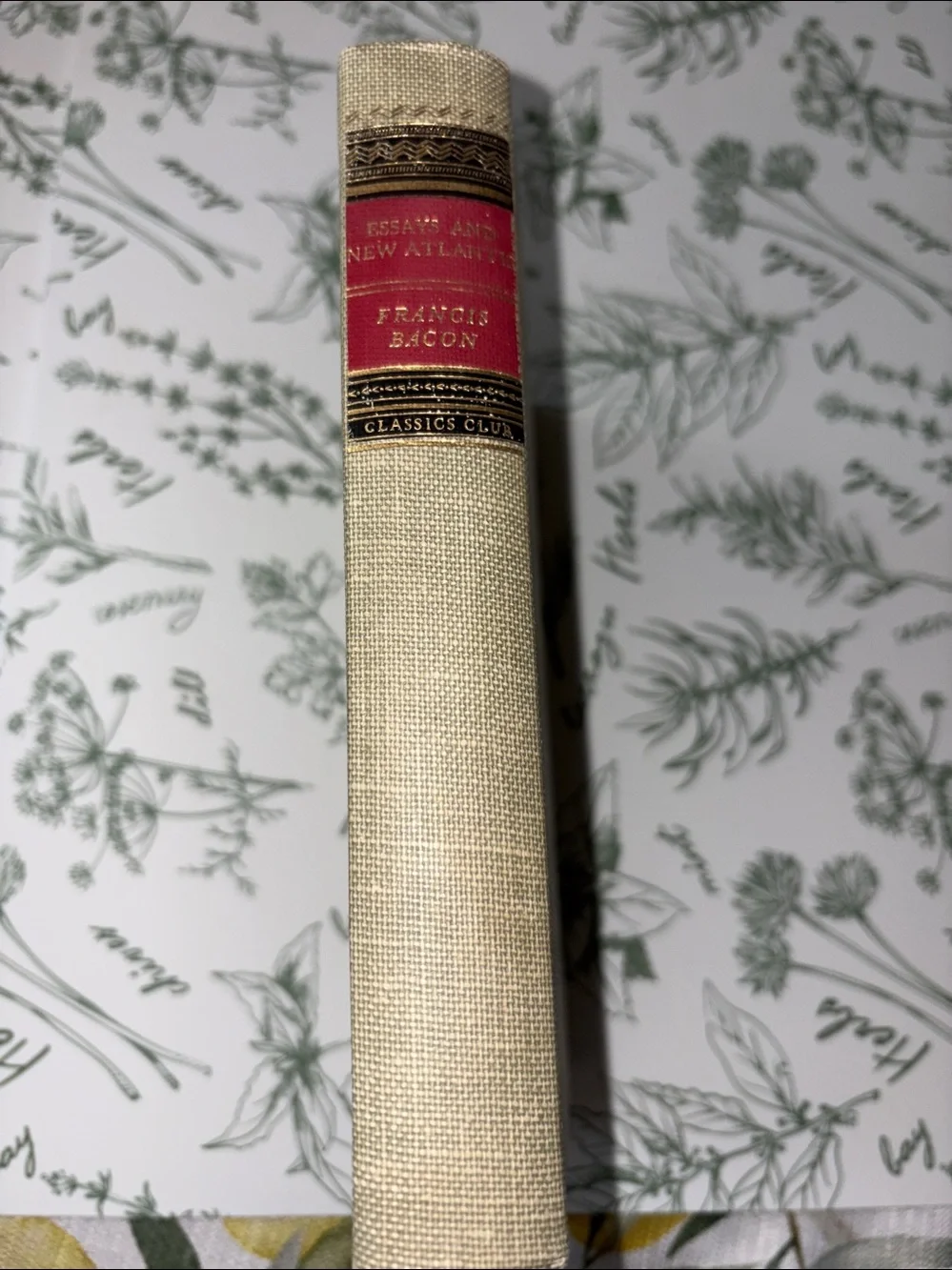 Vintage Essays and New Atlantis by Francis Bacon, publisher Walter J. Black 1942